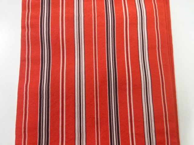  本場筑前博多縞模様織出し半幅帯